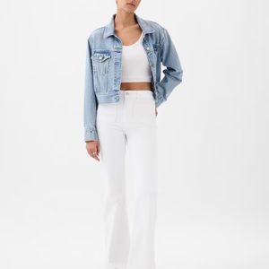 Banana Republic White High Rise Flare Jeans NWT size 31 / 12